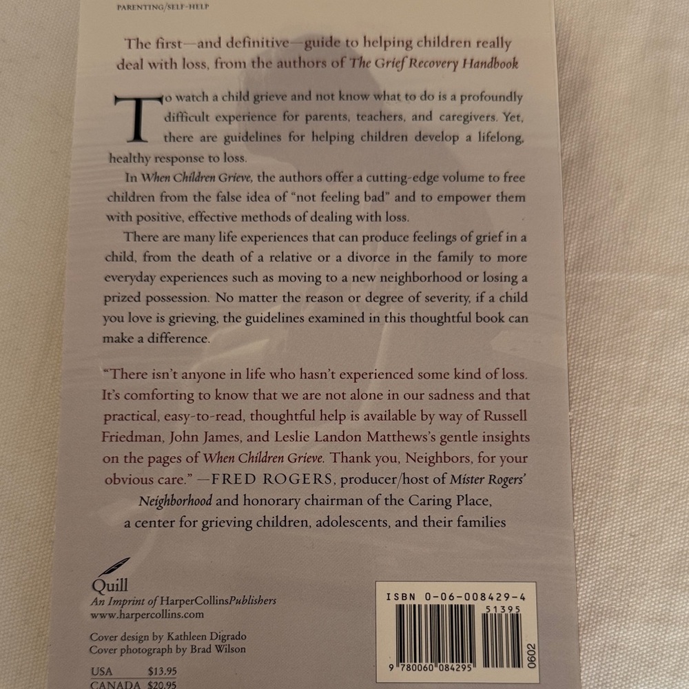 When Children Grieve Book - Picture 3 of 3